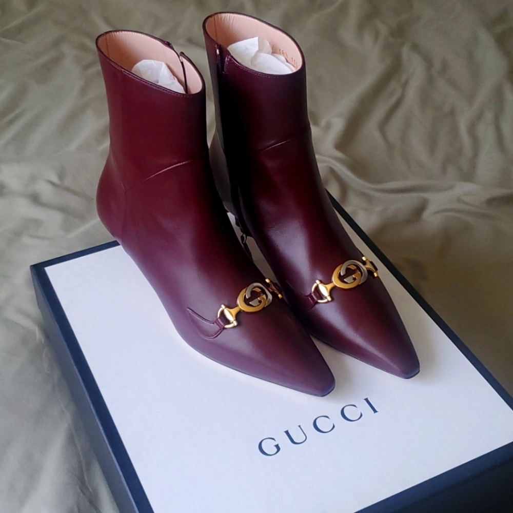 GUCCI Zumi Mid Heel Ankle Boots *Brand New!